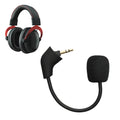 kwmobile Replacement Headphone Microphone compatible with Kingston HyperX Cloud / Cloud X / CloudX Core Headset - Gaming Headphones Microphone with 3.5mm Jack Plug