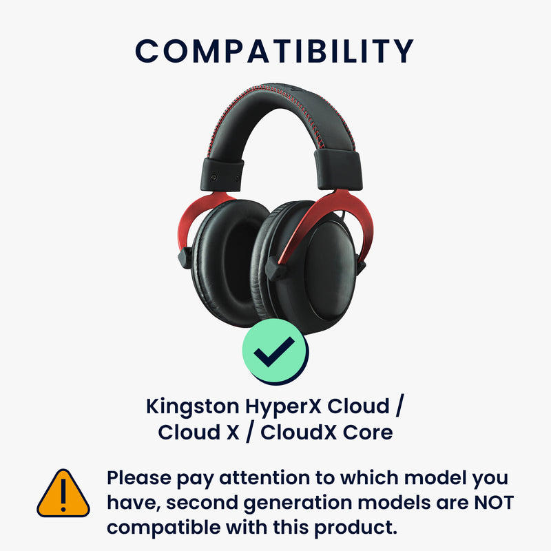 kwmobile Replacement Headphone Microphone compatible with Kingston HyperX Cloud / Cloud X / CloudX Core Headset - Gaming Headphones Microphone with 3.5mm Jack Plug