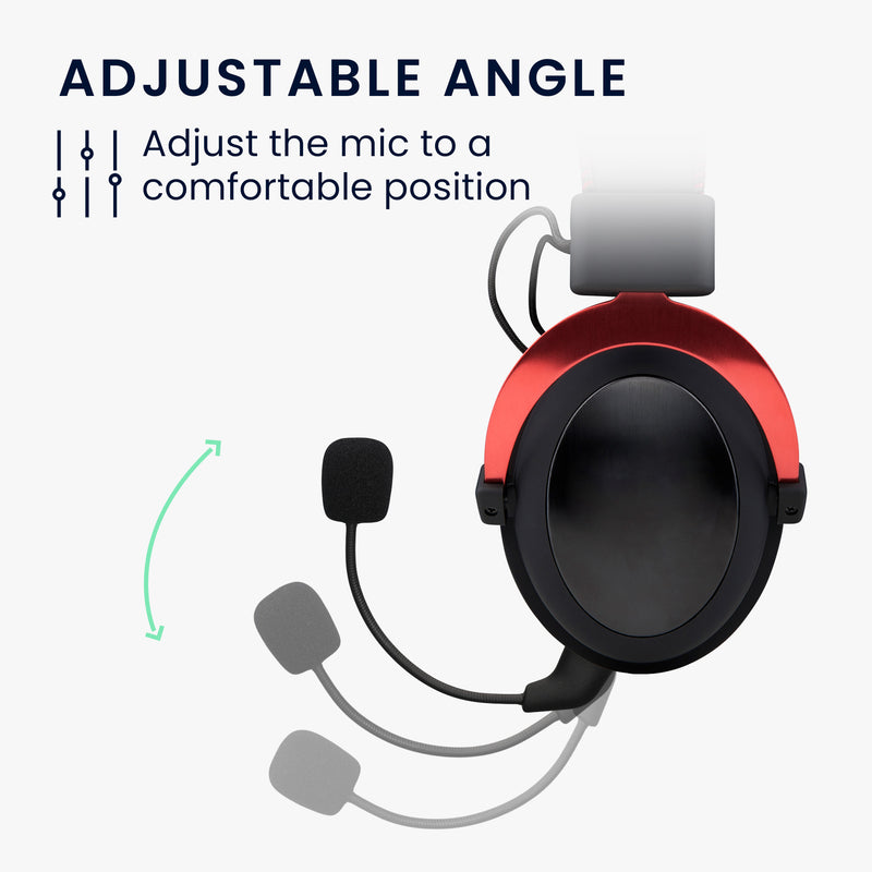 kwmobile Replacement Headphone Microphone compatible with Kingston HyperX Cloud / Cloud X / CloudX Core Headset - Gaming Headphones Microphone with 3.5mm Jack Plug