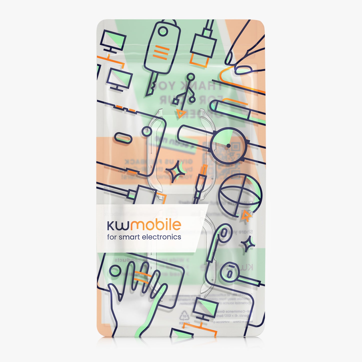 kwmobile Silicone Case for Huami Amazfit GTS 4 Protective Case Full Body Display Cover Set