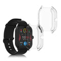kwmobile Silicone Case for Huami Amazfit GTS 4 Protective Case Full Body Display Cover Set