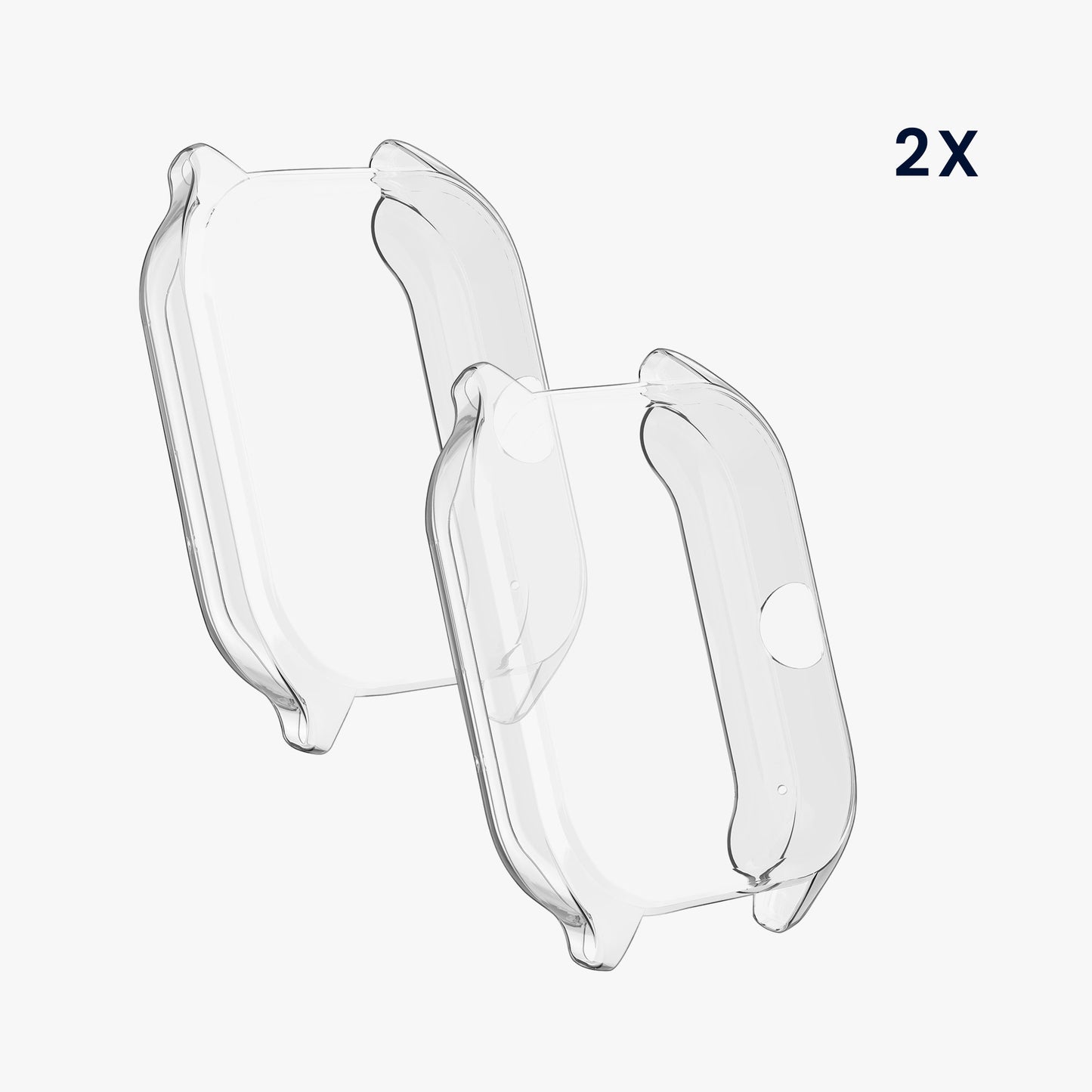 kwmobile Silicone Case for Huami Amazfit GTS 4 Protective Case Full Body Display Cover Set