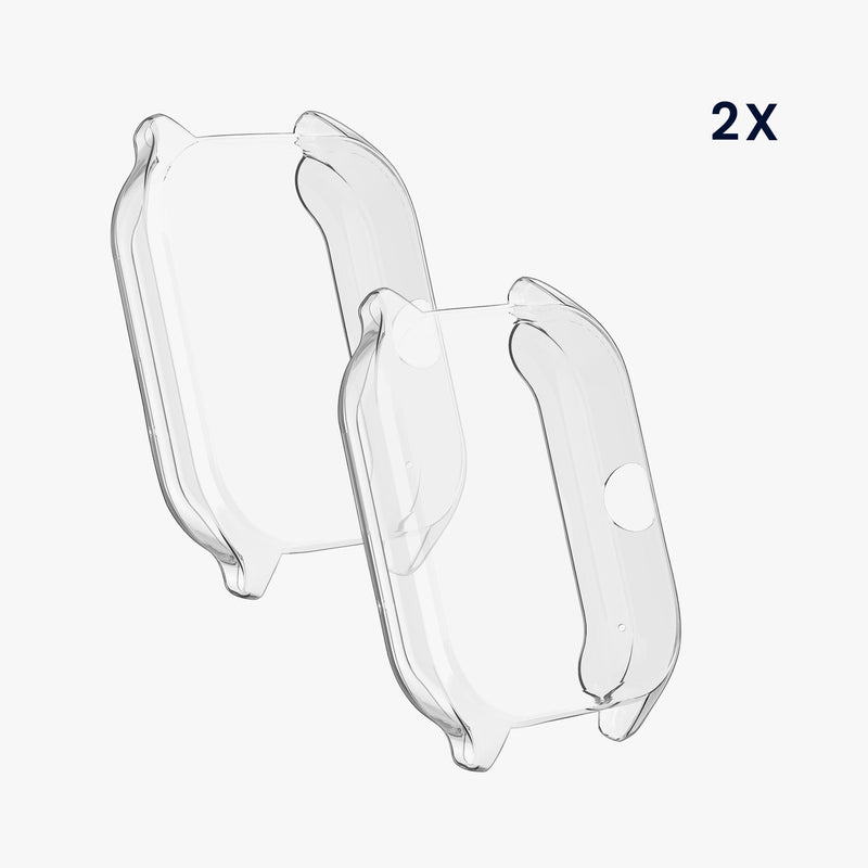kwmobile Silicone Case for Huami Amazfit GTS 4 Protective Case Full Body Display Cover Set