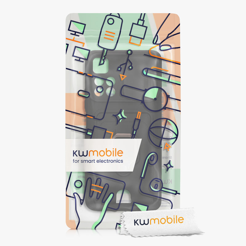 kwmobile Phone Case Compatible with Xiaomi Redmi Note 11 Pro+ 5G / Note 11 Pro Plus 5G - Soft Case with Camera Protection - Card Slot