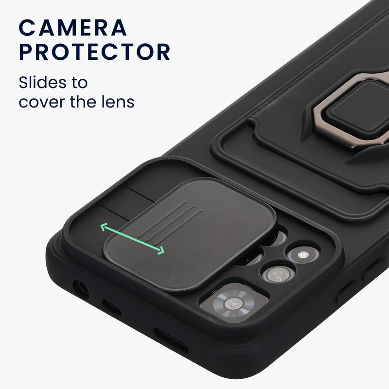 kwmobile Phone Case Compatible with Xiaomi Redmi Note 11 Pro+ 5G / Note 11 Pro Plus 5G - Soft Case with Camera Protection - Card Slot