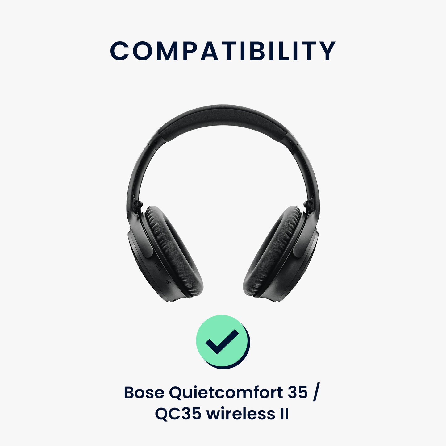 kwmobile Replacement Headband Cushion compatible with Bose Quietcomfort 35 / QC35 wireless II - Headphone Replacement Headband with Cushion