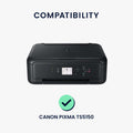 kwmobile Cover compatible with Canon Pixma TS5150 - Bag Case Printer - Dust Cover Protective Hood Protective Cover