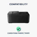 kwmobile Cover compatible with Canon Pixma TR4650 / TR4651 / TR47511i - Bag Case Printer - Dust Cover Protective Cover Protective Casing