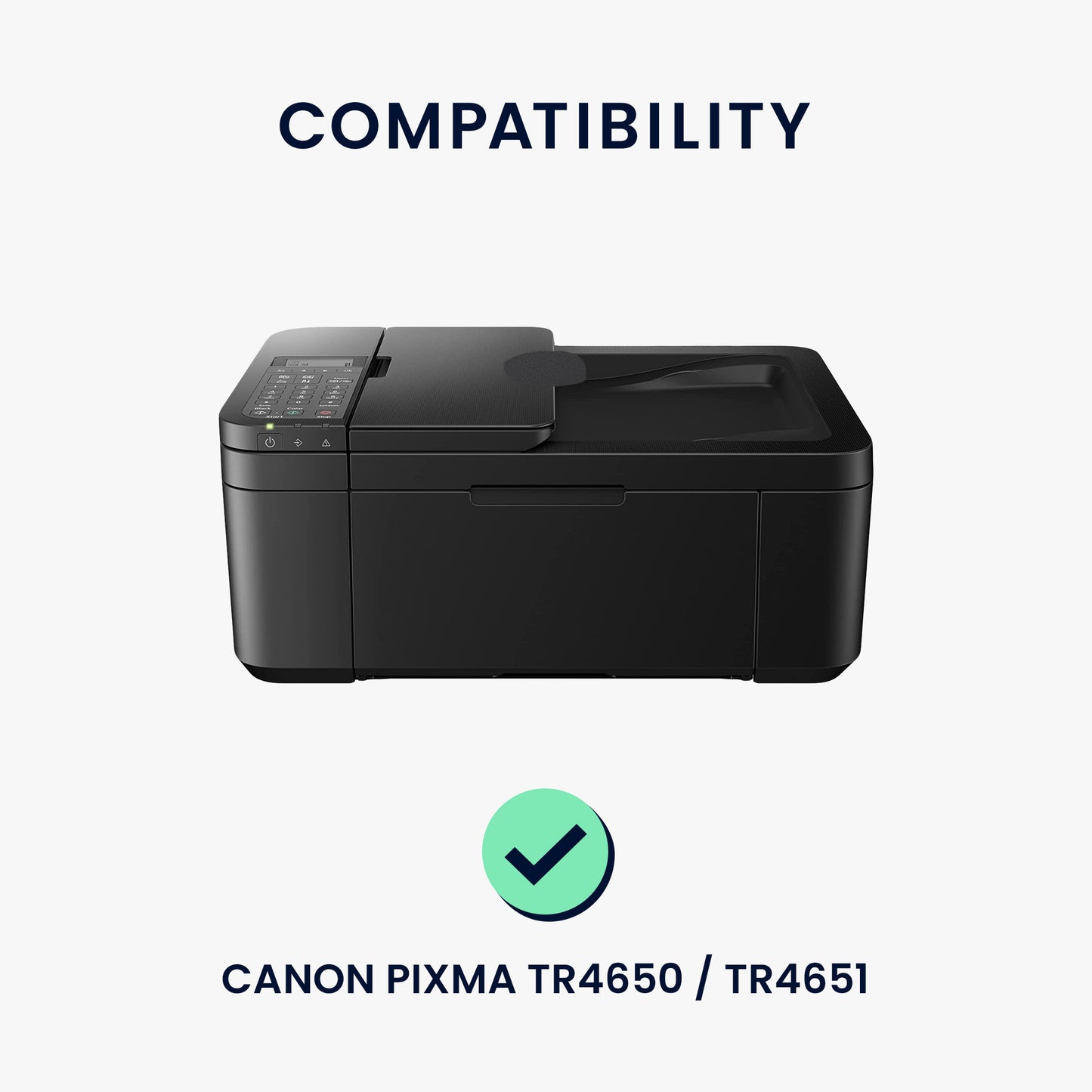 kwmobile Cover compatible with Canon Pixma TR4650 / TR4651 / TR47511i - Bag Case Printer - Dust Cover Protective Cover Protective Casing