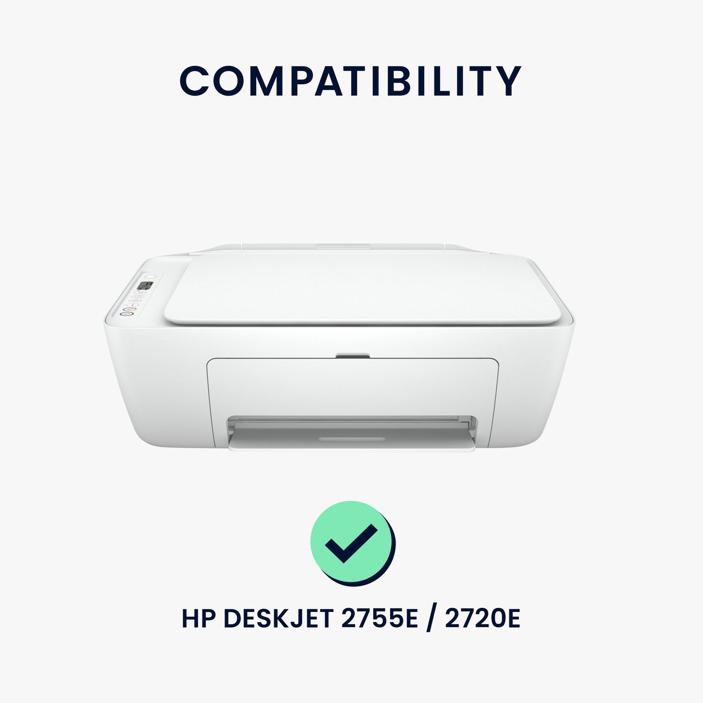 kwmobile Cover compatible with HP DeskJet 2755e / DeskJet 2720e / 2710e / 2820e / 2721e - Bag Case Printer - Dust Cover Protective Hood Protective Cover
