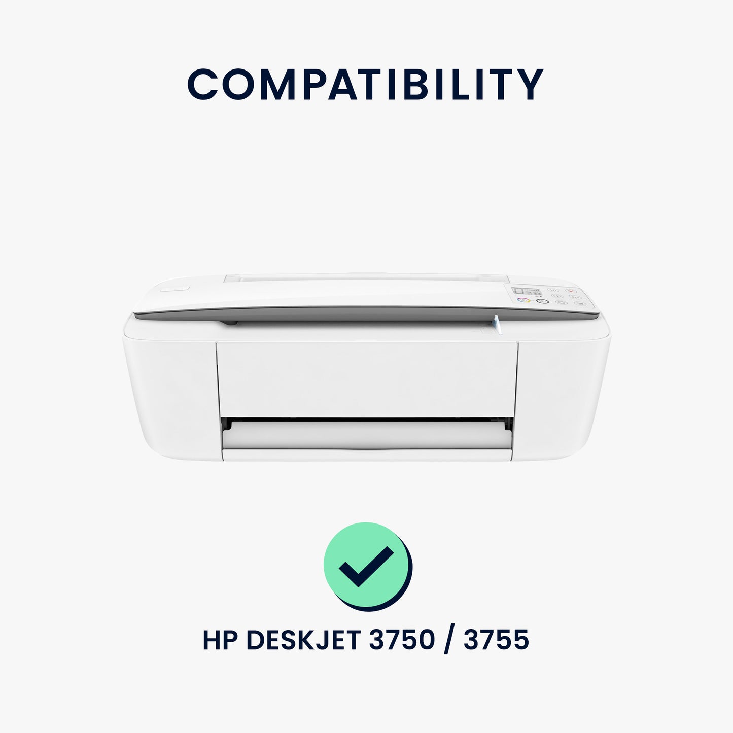 kwmobile Cover compatible with HP DeskJet 3750 / 3755 - Printer Bag Case - Dust Cover Protective Hood Protective Sleeve