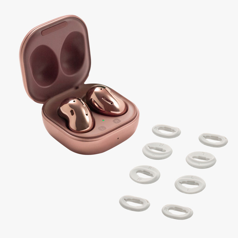 kwmobile Earbuds Compatible with Samsung Galaxy Buds Live Ear Hooks Eartips Accessories Hooks for In-Ear Headphones