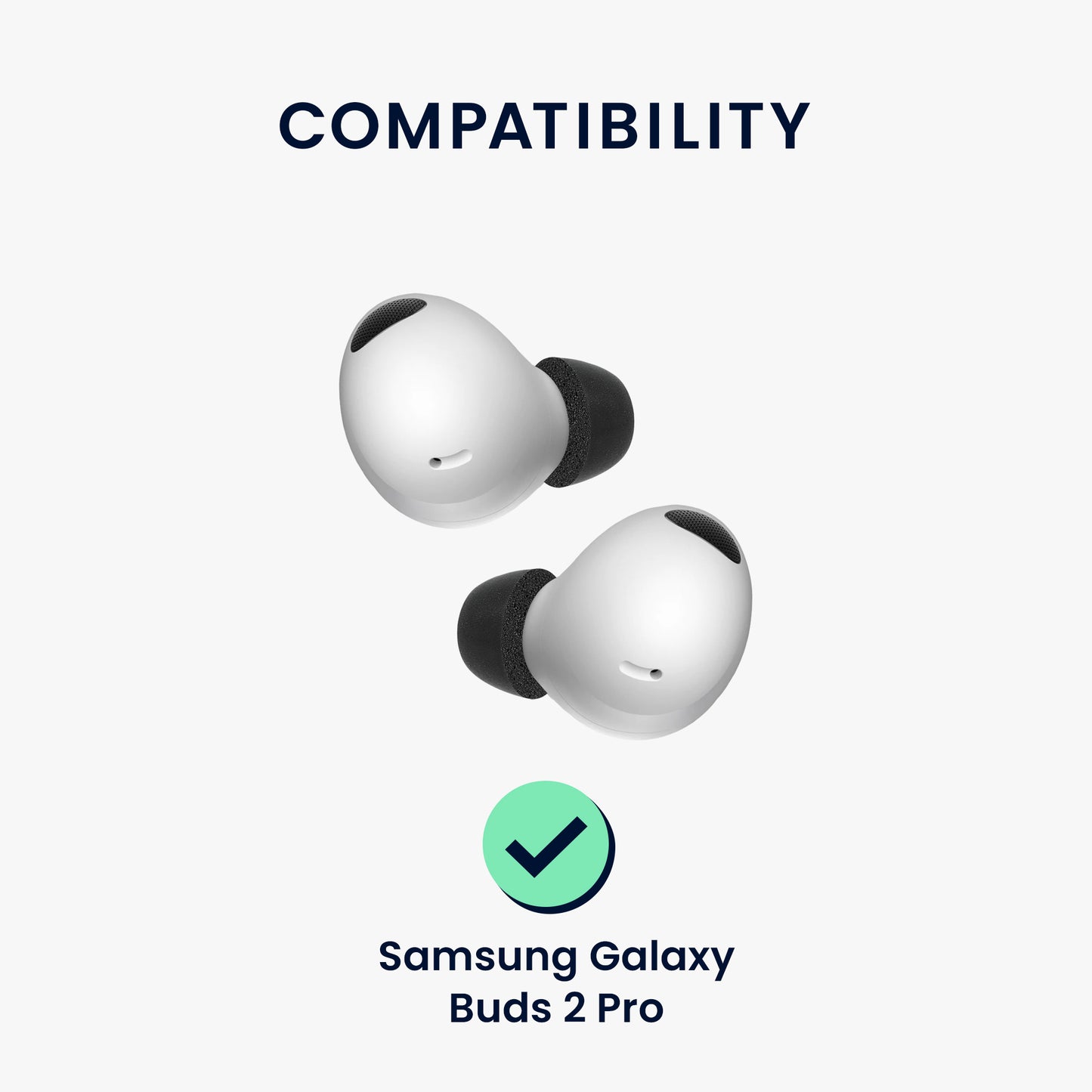 Replacement in-ear headphones in 3 sizes