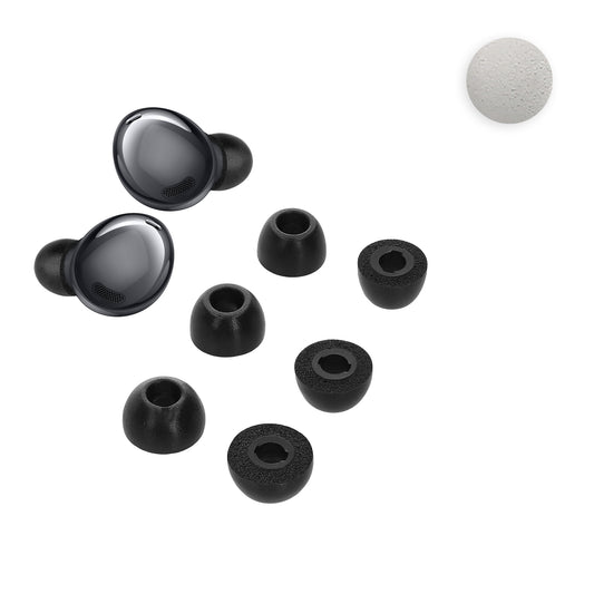 kwmobile 6x Ersatz In Ear Kopfhörer kompatibel mit Samsung Galaxy Buds Pro - 3 Größen - Polster Ohrstöpsel In-Ear Ohrhörer - Grau Grau  