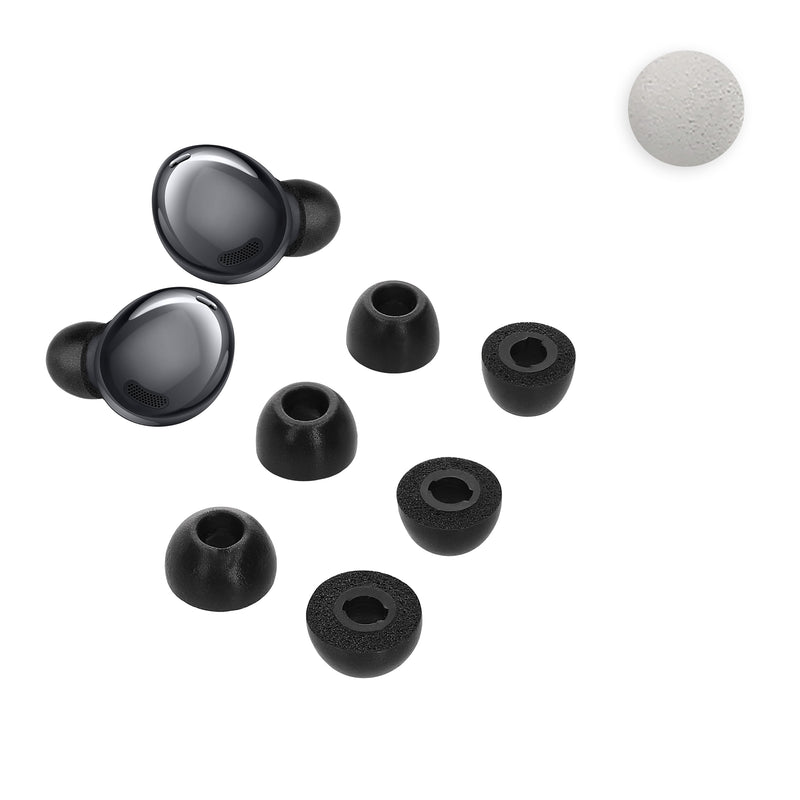 kwmobile 6x Ersatz In Ear Kopfhörer kompatibel mit Samsung Galaxy Buds Pro - 3 Größen - Polster Ohrstöpsel In-Ear Ohrhörer - Grau Grau  