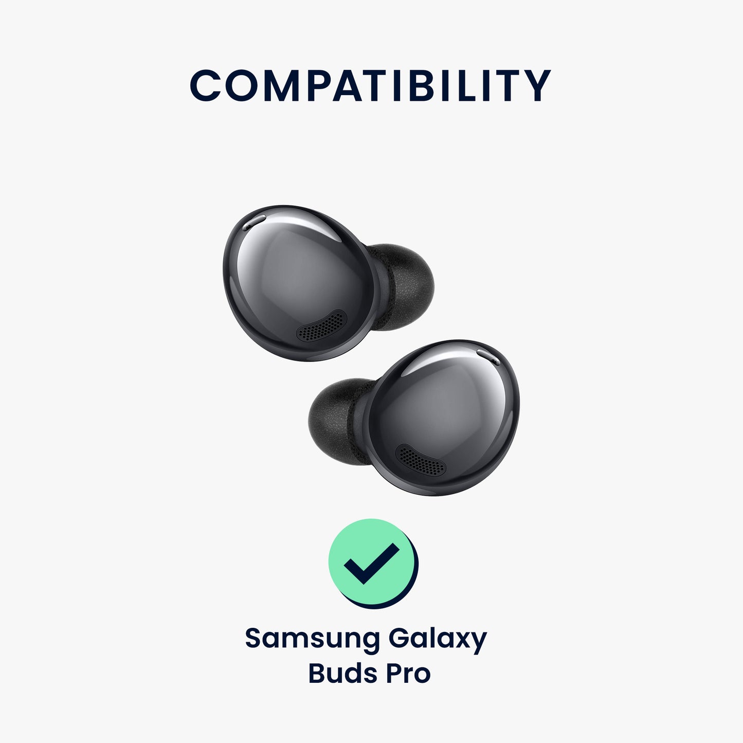 Replacement in-ear headphones in 3 sizes