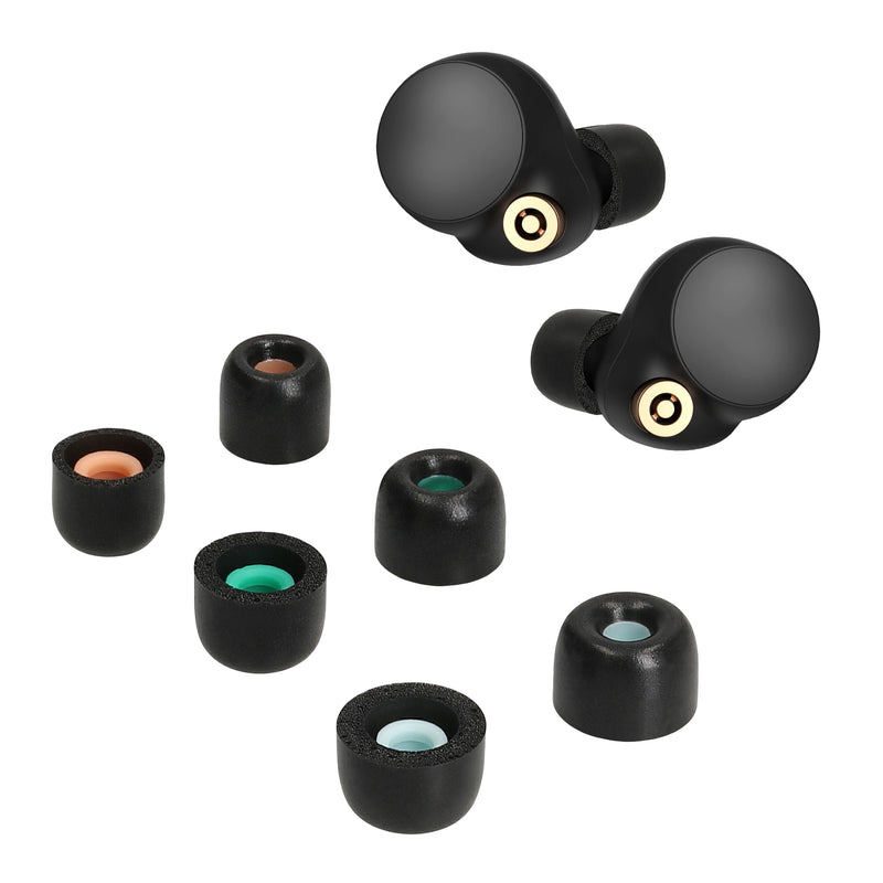 kwmobile Replacement In-Ear Headphones compatible with Sony WF-1000XM4 Earpads Earplugs In-Ear Earphones