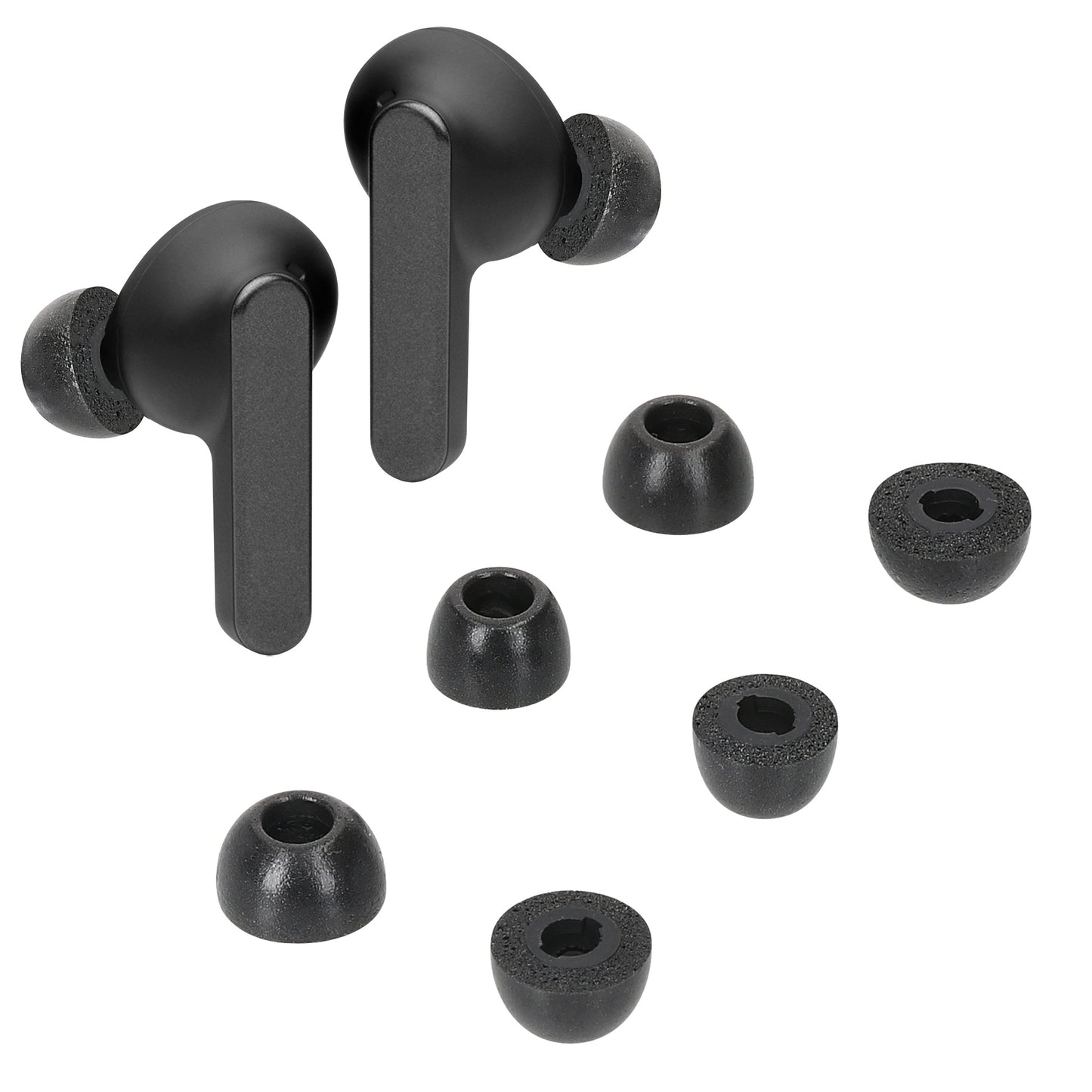 kwmobile Replacement In-Ear Earphones compatible with JBL Live Pro 2 TWS Earpads Earbuds In-Ear Headphones