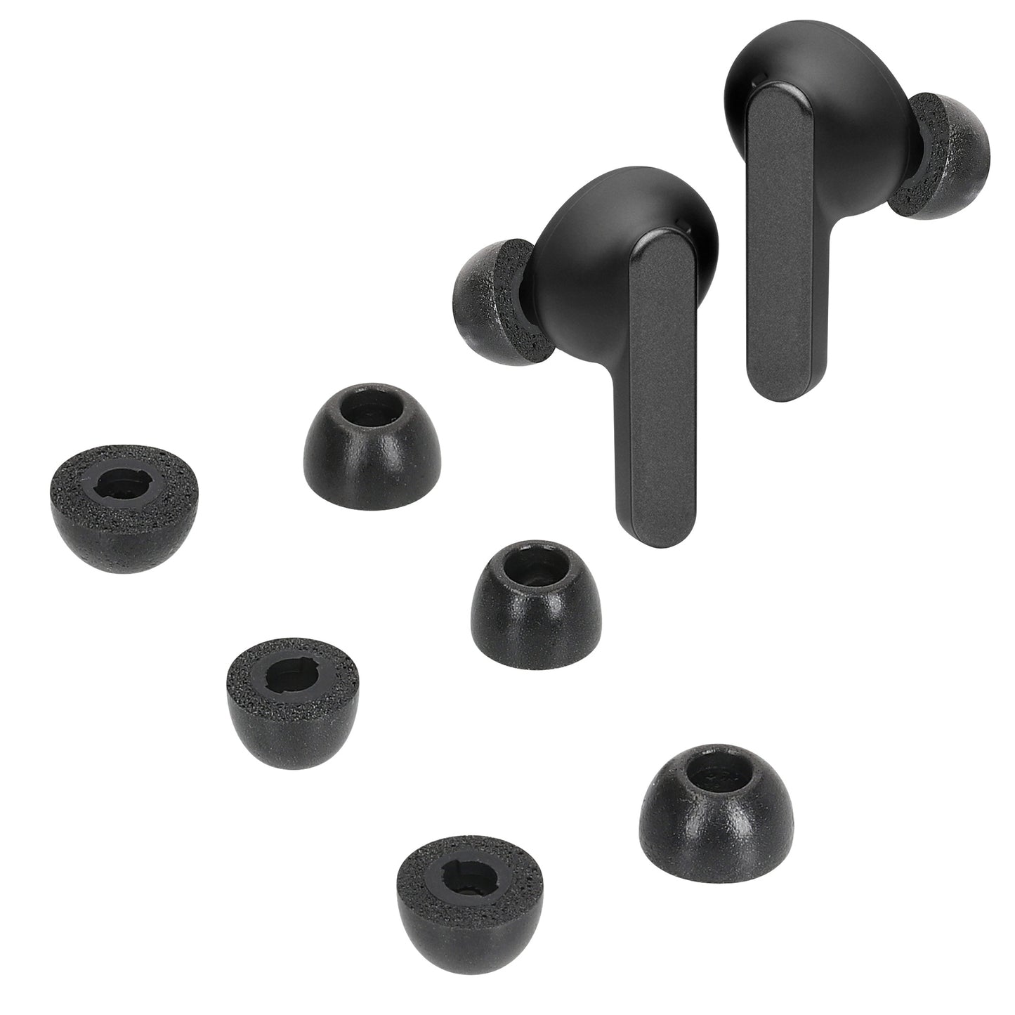 kwmobile Replacement In-Ear Earphones compatible with JBL Live Pro 2 TWS Earpads Earbuds In-Ear Headphones
