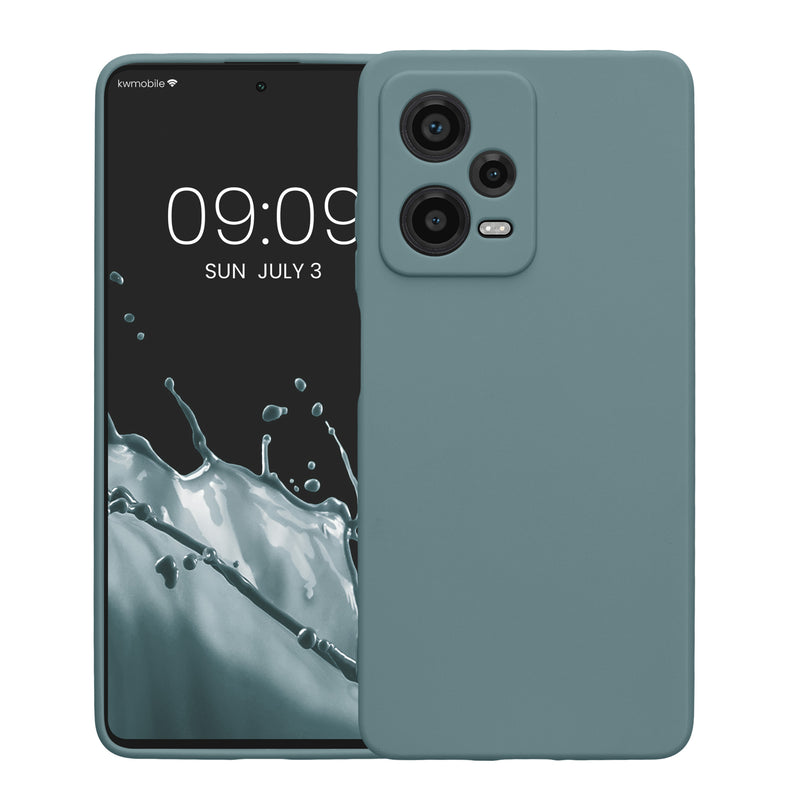 kwmobile Phone Case for Xiaomi Redmi Note 12 Pro 5G - Soft Silicone Phone Case - Protective Cover