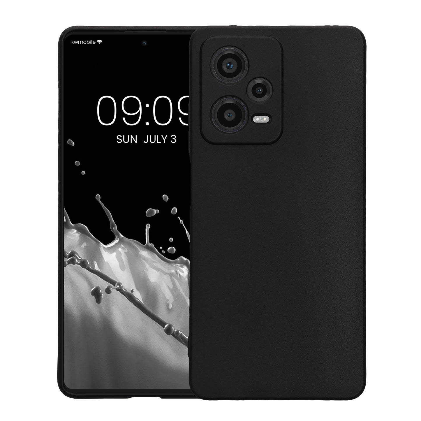 TPU Case with Camera Protection for Xiaomi Redmi Note 12 Pro+ 5G / Note 12 Pro Plus 5G in Matte Black