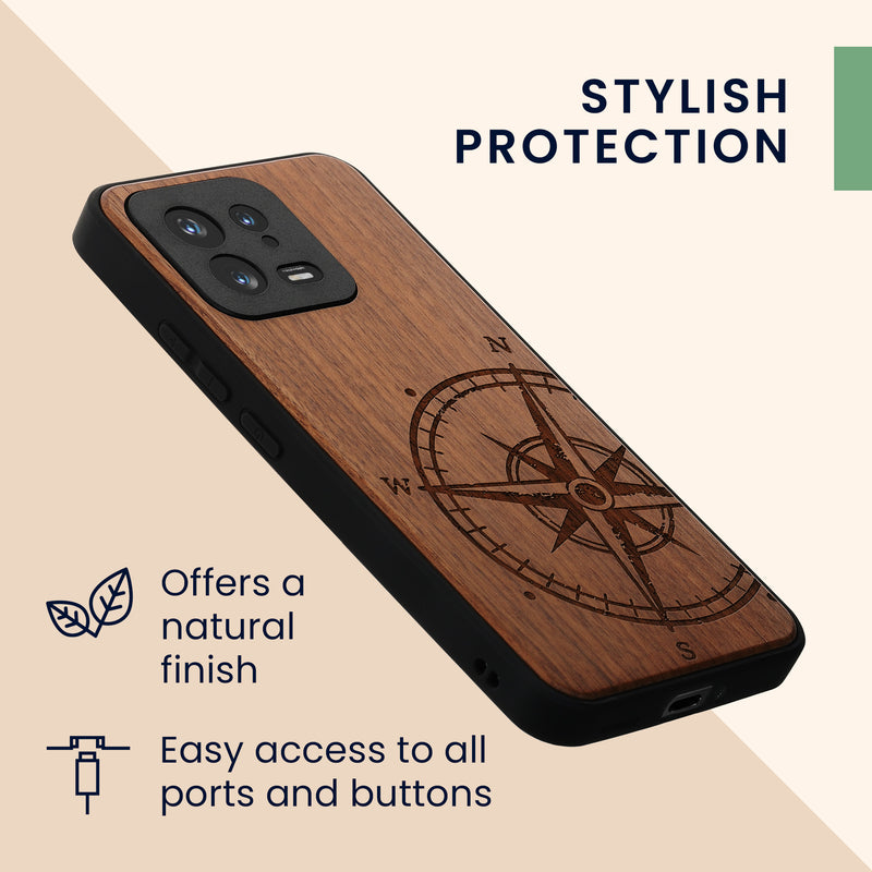 kwmobile Case Compatible with Xiaomi 13 5G Phone Cover TPU Phone Case Do Not Touch