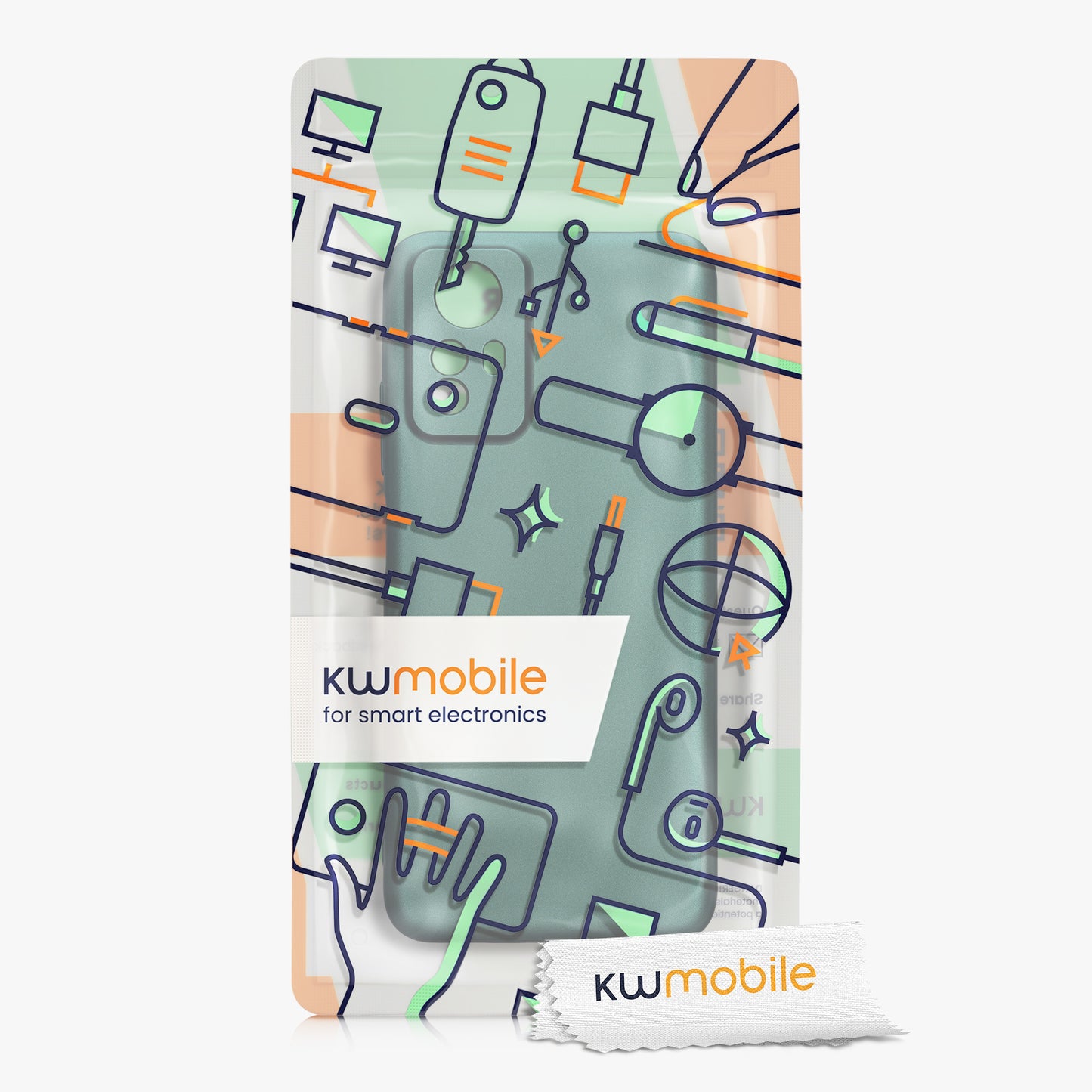 kwmobile Phone Case for Xiaomi Redmi Note 12S - Soft Silicone Case - Protective Cover