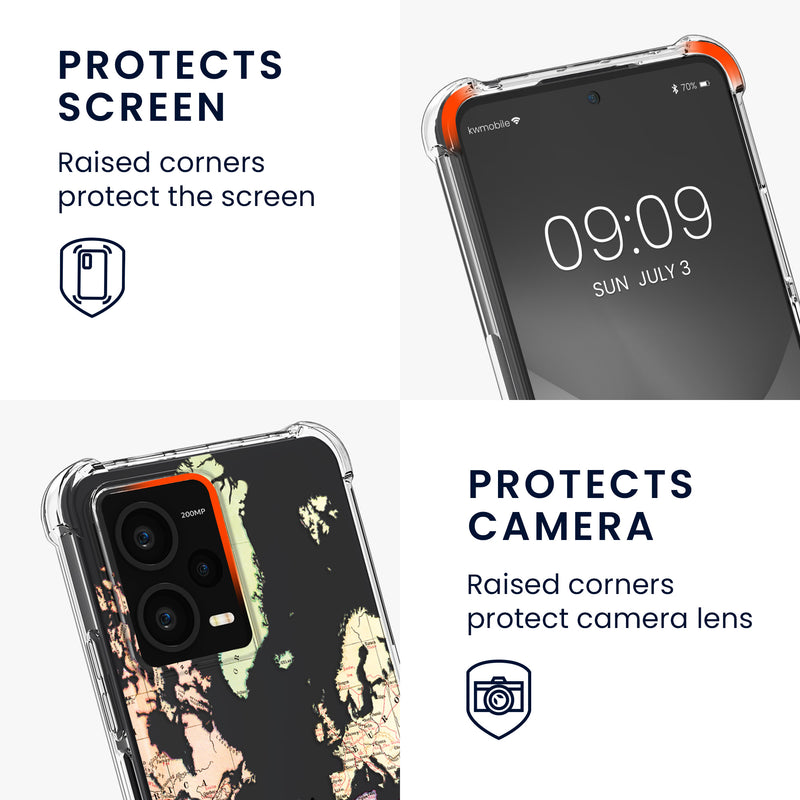 kwmobile Necklace Case compatible with Xiaomi Redmi Note 12 Pro+ 5G / Note 12 Pro Plus 5G Case