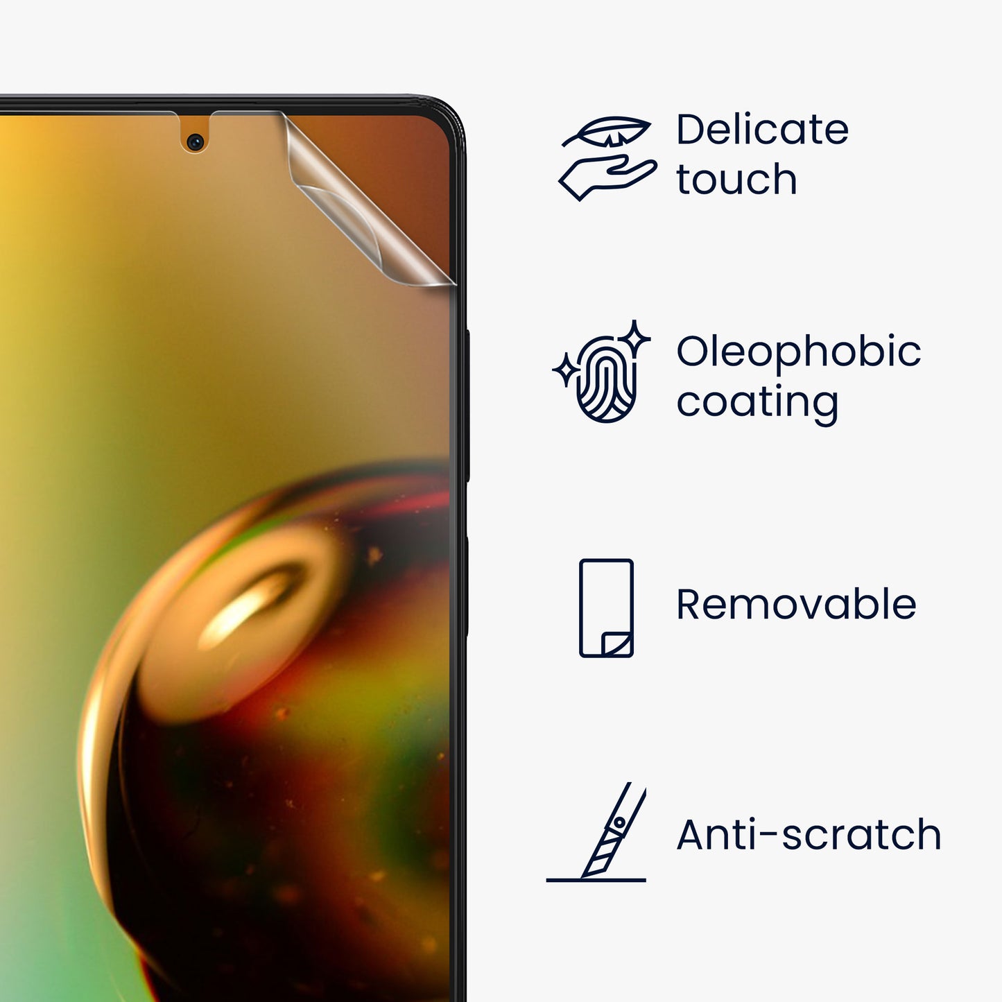 3x Screen Protector Crystal Clear for Xiaomi Redmi Note 12 Pro+ 5G / Note 12 Pro 5G