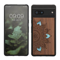 kwmobile Case Compatible with Google Pixel 7 Phone Cover TPU Cell Phone Case Compass Vintage