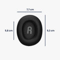 kwmobile Ear Pads for JBL Tune T760NC / T750BTNC / T710BT / T700BT Ear Cushion Replacement Parts Over Ear Headphones