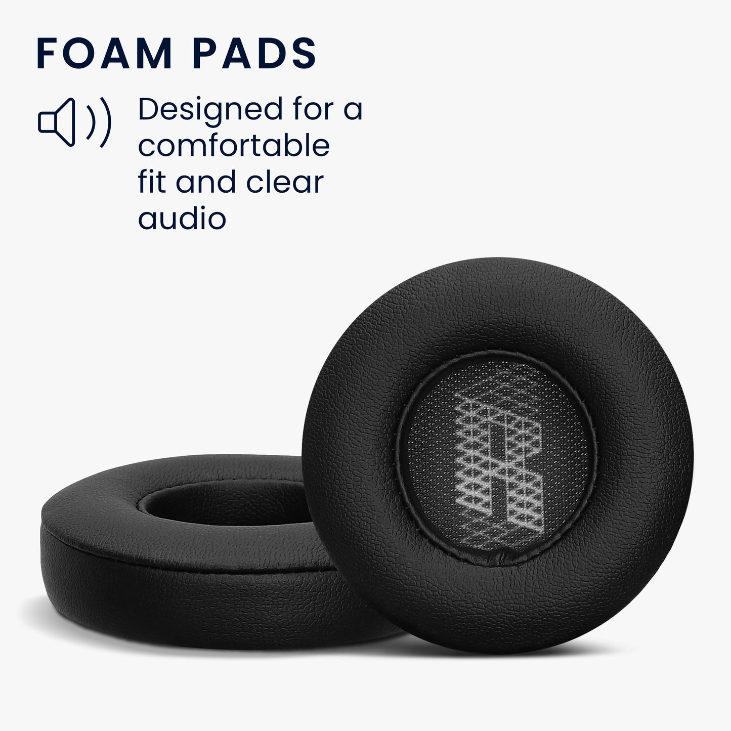 kwmobile Ear Pads for JBL LIVE 460NC / LIVE400BT Ear Cushions Replacement Headphone Spare Parts Over Ear Headphones