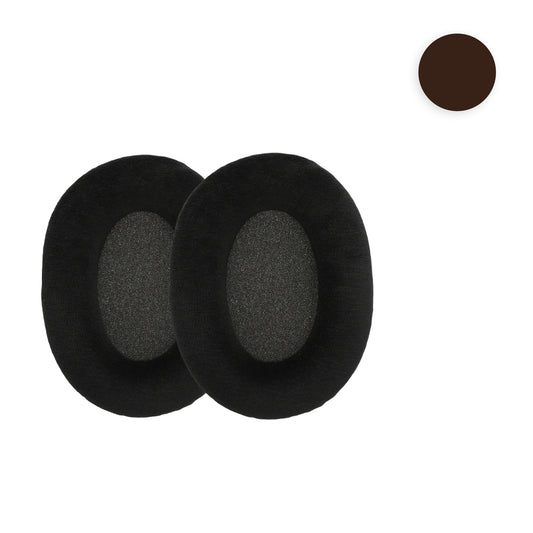kwmobile 2x Velours Ohr Polster für Sennheiser GAME ZERO / HD380PRO / PXC450 / PXC350 / PC350 / PC360 Ohrpolster - Ersatz Ohrpolster - Kopfhörer Ersatzteile - Kopfhörer Ersatzpolster für Over Ear Headphones Schwarz  