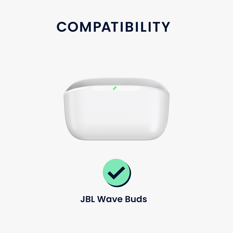 kwmobile Case Compatible with JBL WAVE BUDS Headphones Cover Protector