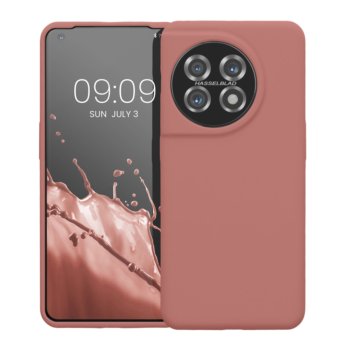 kwmobile Phone Case for OnePlus 11 - Silicone Case - Wireless Charging - Protective Cover