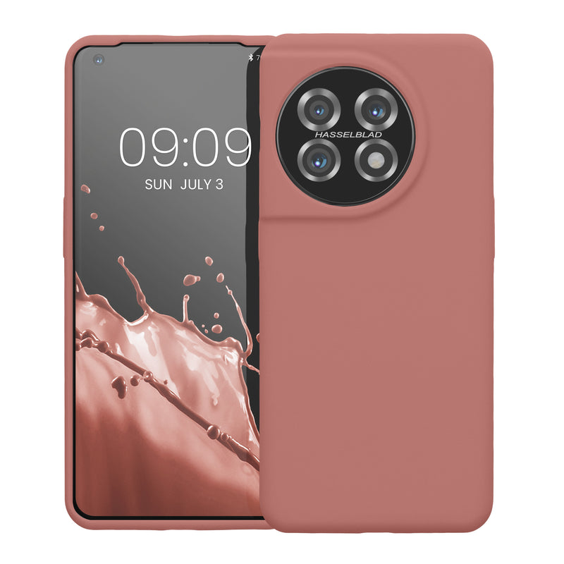 kwmobile Phone Case for OnePlus 11 - Silicone Case - Wireless Charging - Protective Cover