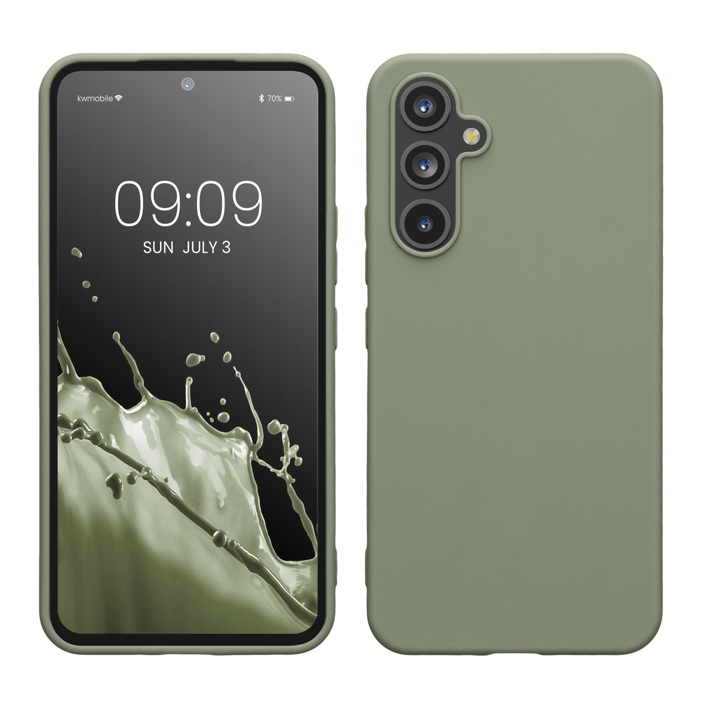 kwmobile Case Compatible with Samsung Galaxy A54 5G Case - Silicone Phone Cover - Shockproof Flexible Protective Cover - Case