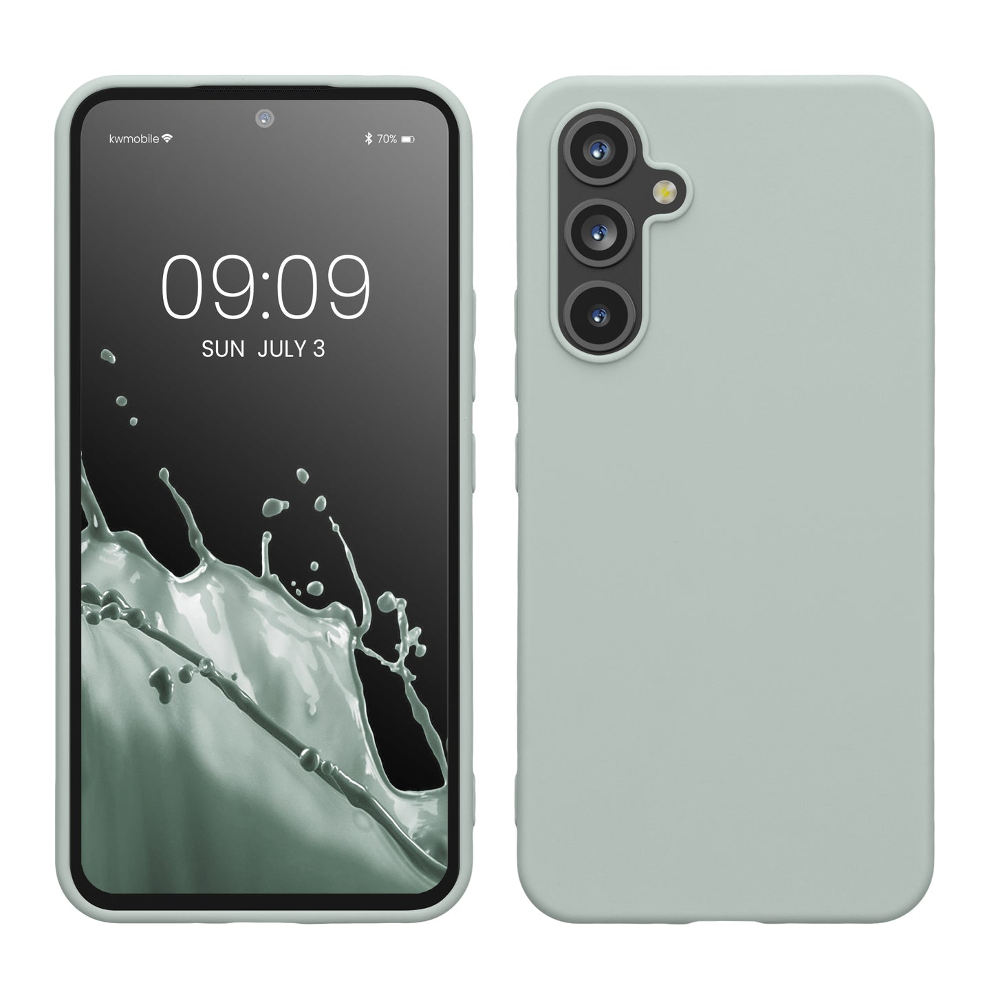 kwmobile Case Compatible with Samsung Galaxy A54 5G Case - Silicone Phone Cover - Shockproof Flexible Protective Cover - Case