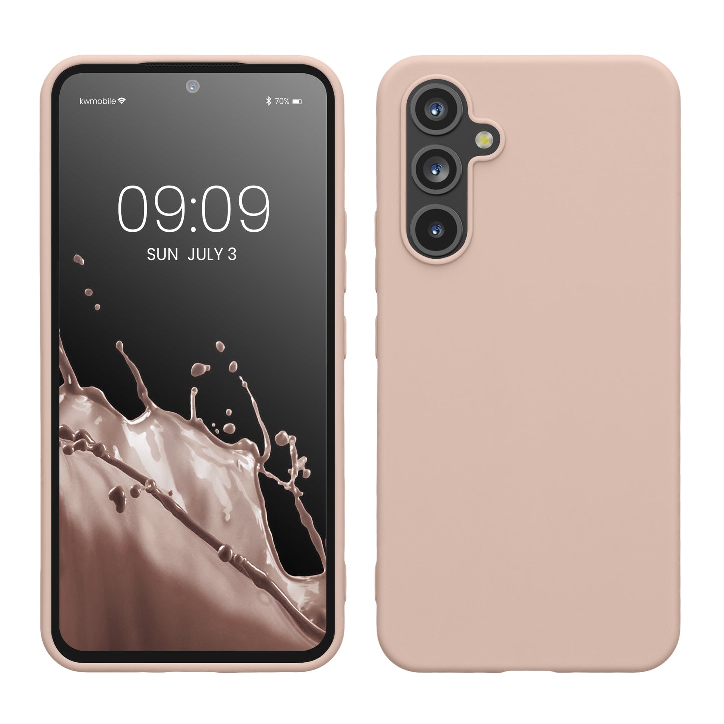 kwmobile Case Compatible with Samsung Galaxy A54 5G Case - Silicone Phone Cover - Shockproof Flexible Protective Cover - Case