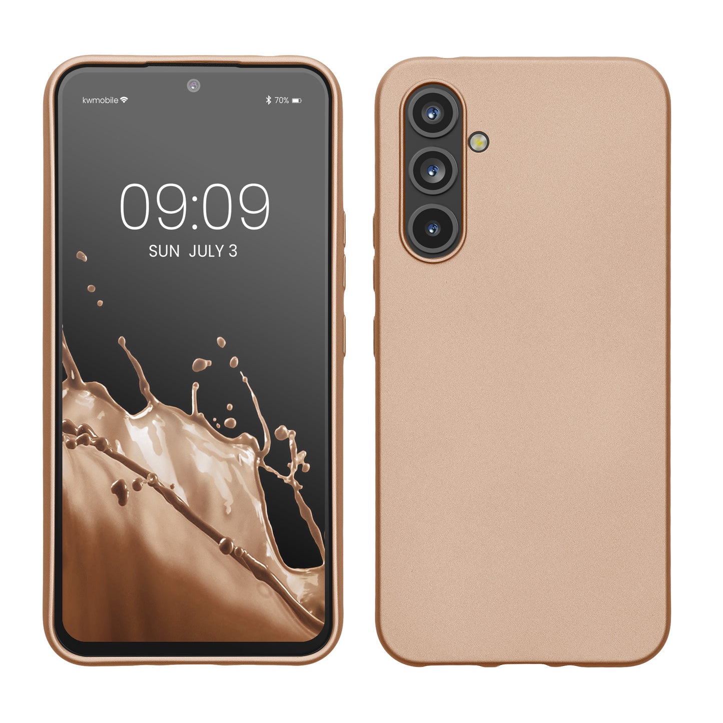 kwmobile Case Compatible with Samsung Galaxy A54 5G - Shock-Absorbing Flexible Protective Cover - Case