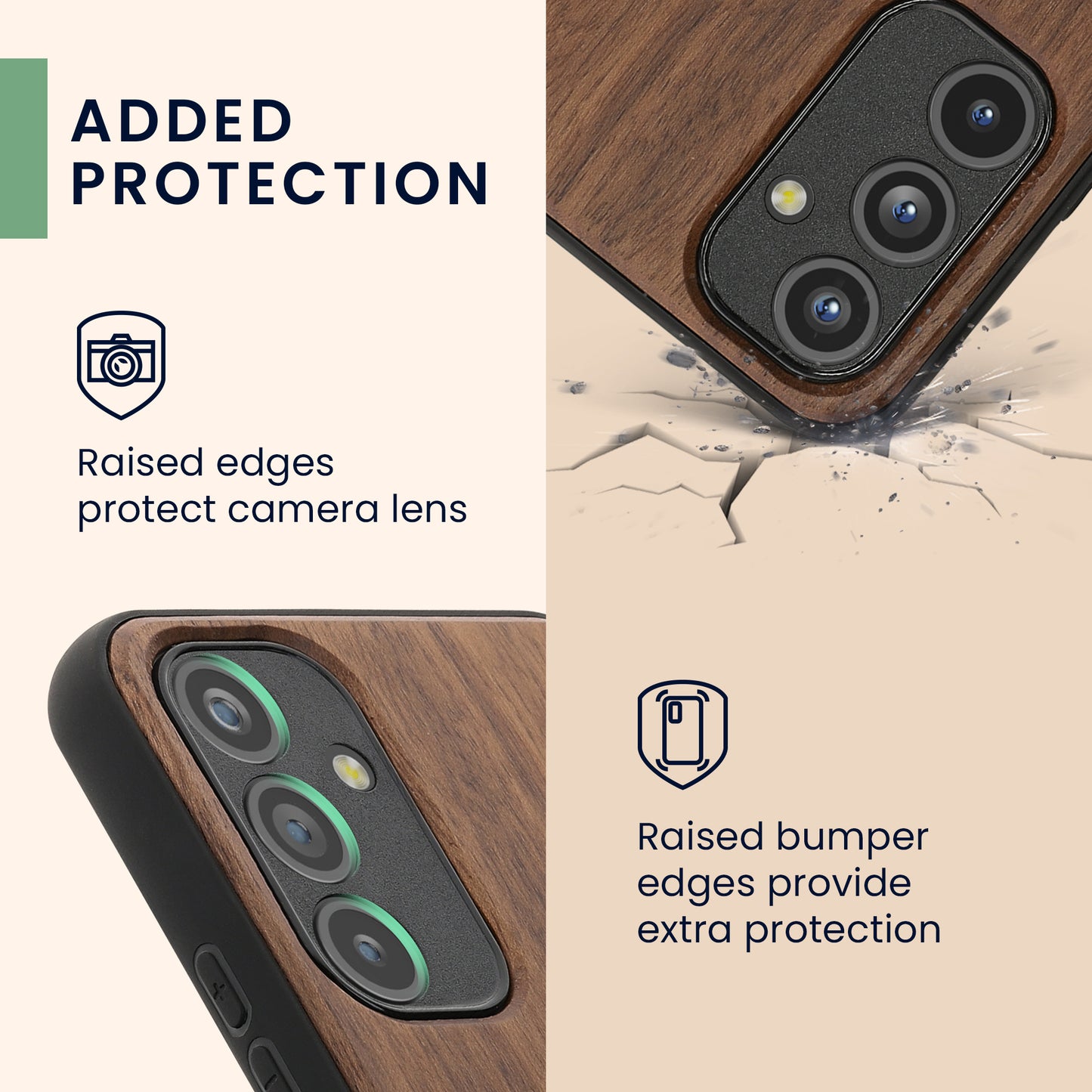 kwmobile Case Compatible with Samsung Galaxy A54 5G Phone Cover TPU Phone Case Compass Vintage
