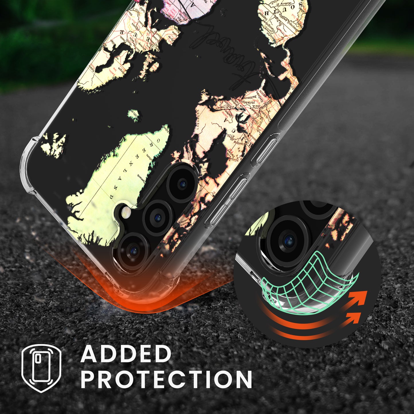 kwmobile Necklace Case compatible with Samsung Galaxy A54 5G Cover