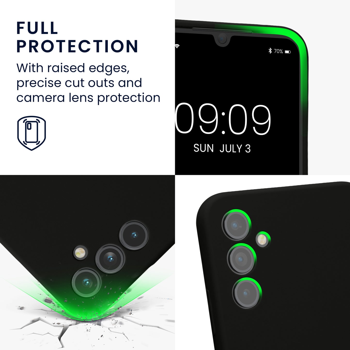 kwmobile Case Compatible with Samsung Galaxy A34 5G - Phone Cover - Phone Case