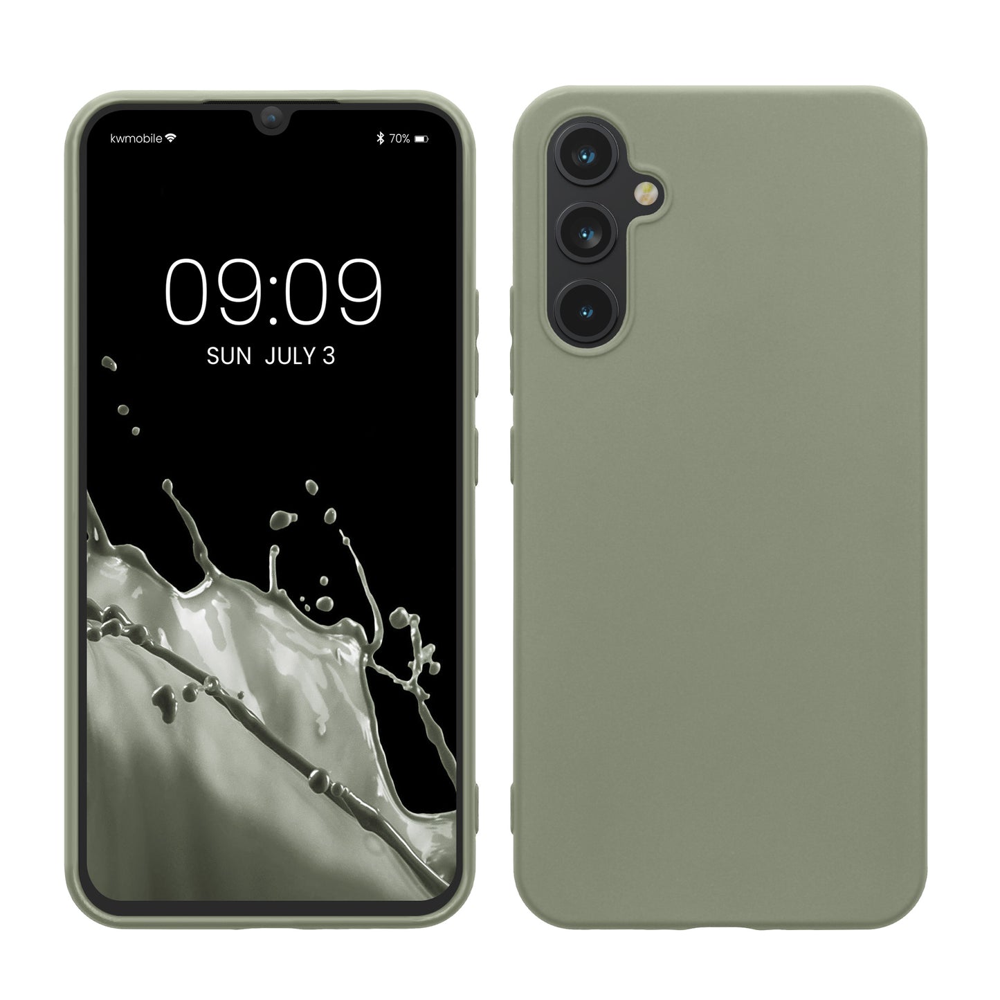 kwmobile Phone Case for Samsung Galaxy A34 5G - Wireless Charging - Protective Cover