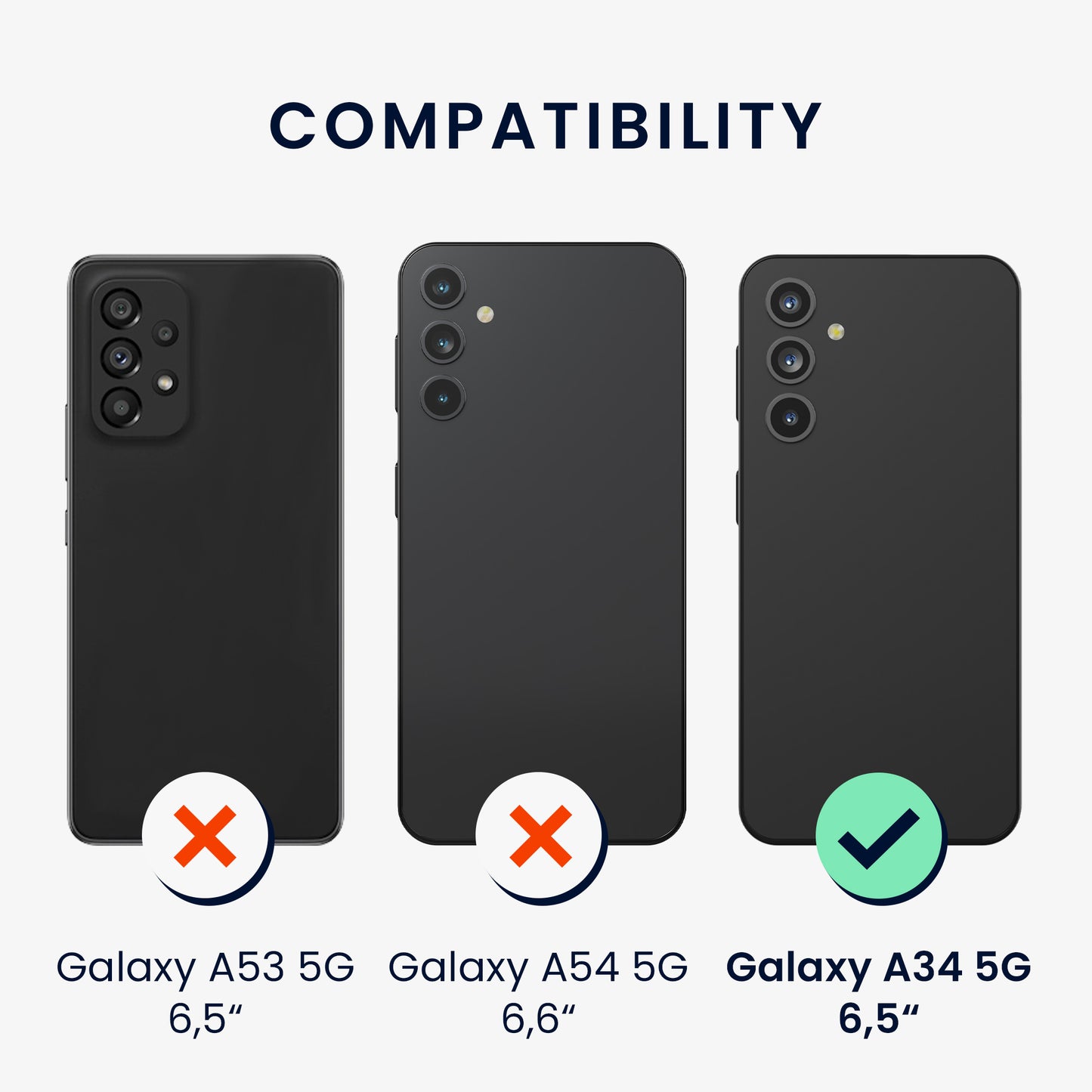 3x Crystal Clear Film for Samsung Galaxy A34 5G