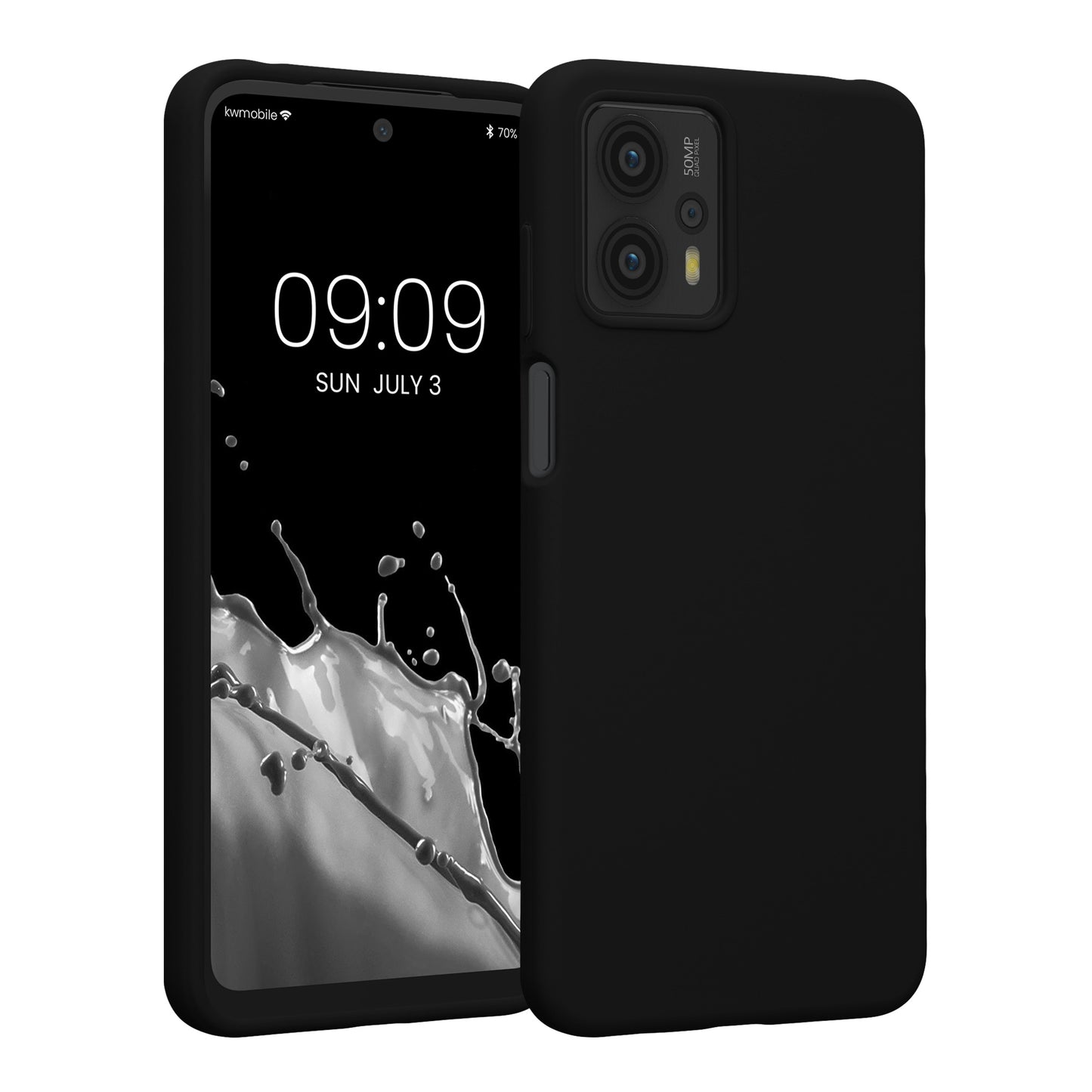 kwmobile Phone Case for Motorola Moto G23 / Moto G13 Case - Wireless Charging - Protective Cover