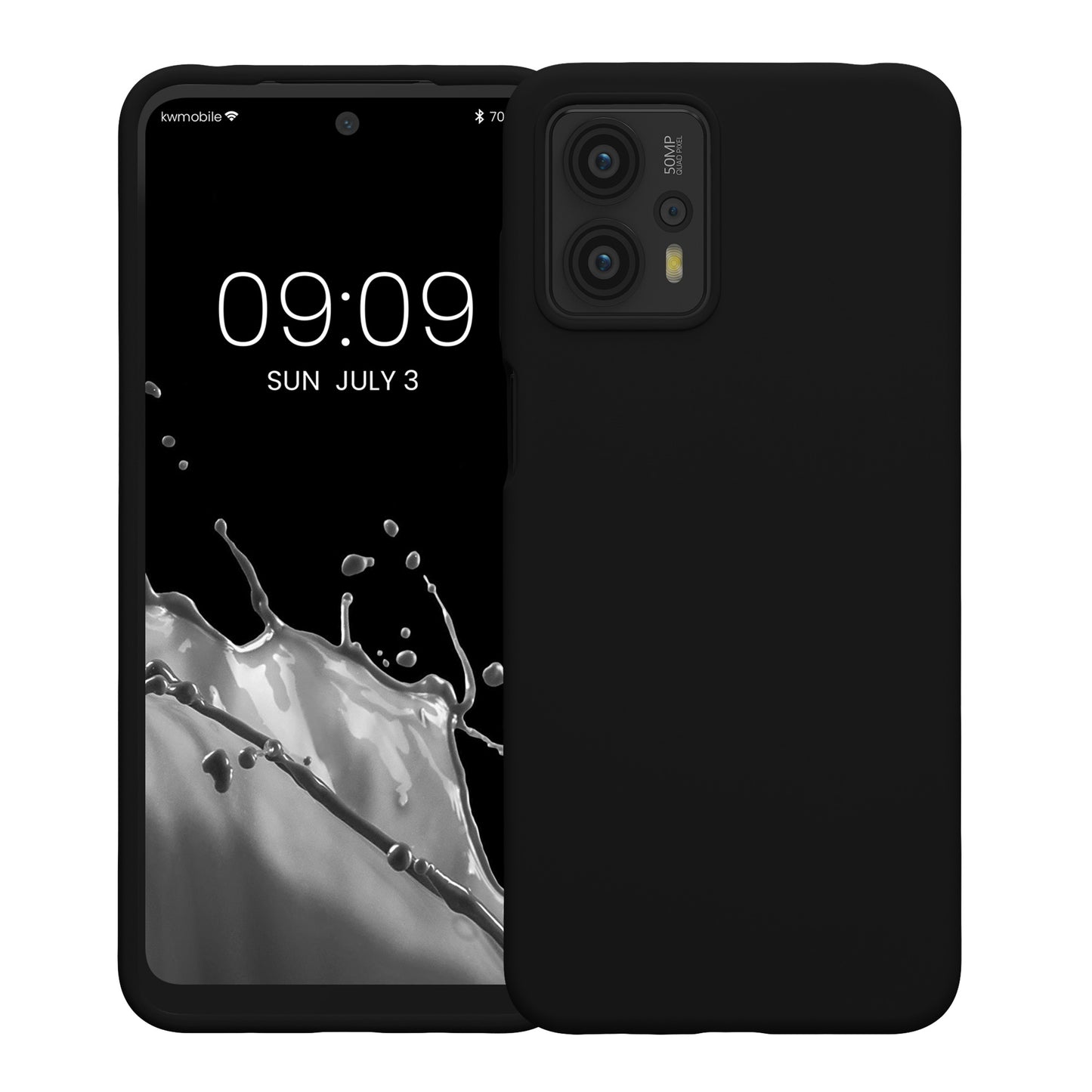kwmobile Phone Case for Motorola Moto G23 / Moto G13 Case - Wireless Charging - Protective Cover