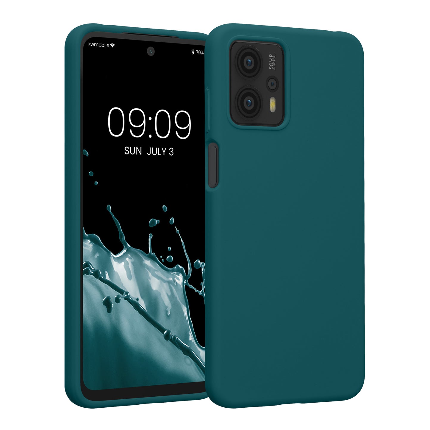 kwmobile Phone Case for Motorola Moto G23 / Moto G13 Case - Wireless Charging - Protective Cover