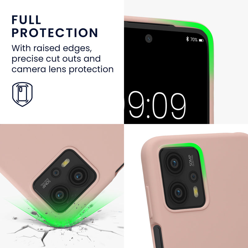 kwmobile Phone Case for Motorola Moto G23 / Moto G13 Case - Wireless Charging - Protective Cover