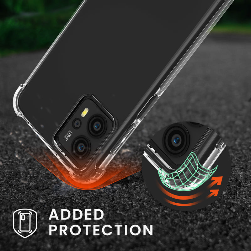 kwmobile Necklace Case compatible with Motorola Moto G23 / Moto G13 - Silicone Cover with Lanyard - Phone Case